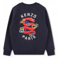Fleece sweatshirt KENZO KIDS for UNISEX