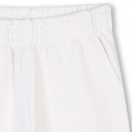 Cotton fleece Bermuda shorts KENZO KIDS for UNISEX