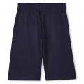 Cotton fleece Bermuda shorts KENZO KIDS for UNISEX