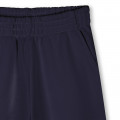 Cotton fleece Bermuda shorts KENZO KIDS for UNISEX