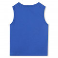 Cotton tank with logo KENZO KIDS for BOY