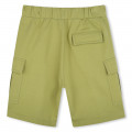 Elastic waist bermuda shorts KENZO KIDS for BOY