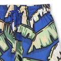 Patterned swim shorts KENZO KIDS for BOY
