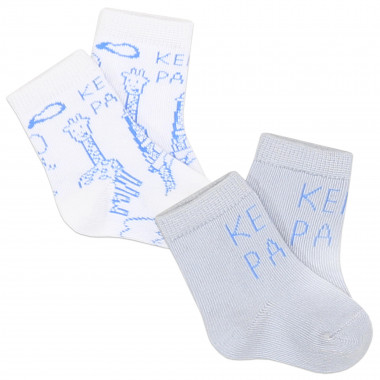 Setje van 2 paar sokken KENZO KIDS Voor
