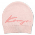Knitted cotton cap KENZO KIDS for UNISEX