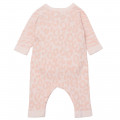 Printed organic cotton romper KENZO KIDS for GIRL