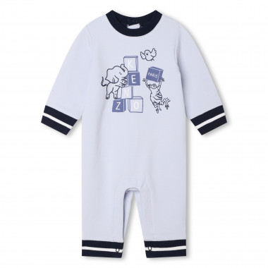 Cotton fleece romper KENZO KIDS for BOY