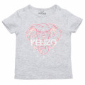Camiseta estampada elefante KENZO KIDS para NIÑA