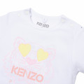 Camiseta tigre ojos de corazón KENZO KIDS para NIÑA