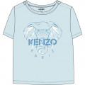 Camiseta serigrafiada con cuello redondo KENZO KIDS para NIÑO