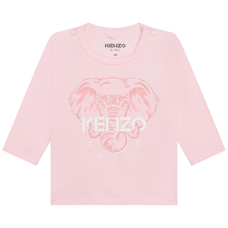 KENZO KIDS T shirt manches longues b b rose Kids around