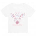 T-shirt à manches courtes KENZO KIDS pour FILLE