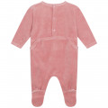 Pyjama en velours KENZO KIDS pour FILLE