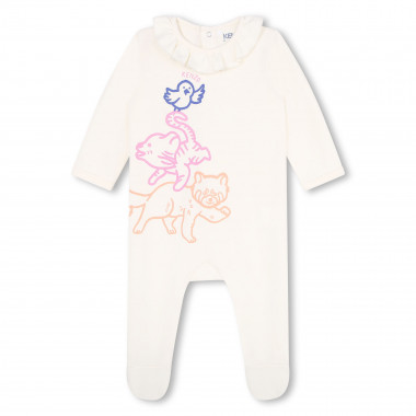 Pyjama à motifs en coton KENZO KIDS pour FILLE