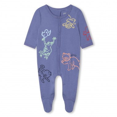 Katoenen pyjama (drukknopen) KENZO KIDS Voor