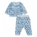 Jumper and trousers in cotton tricot KENZO KIDS for BOY