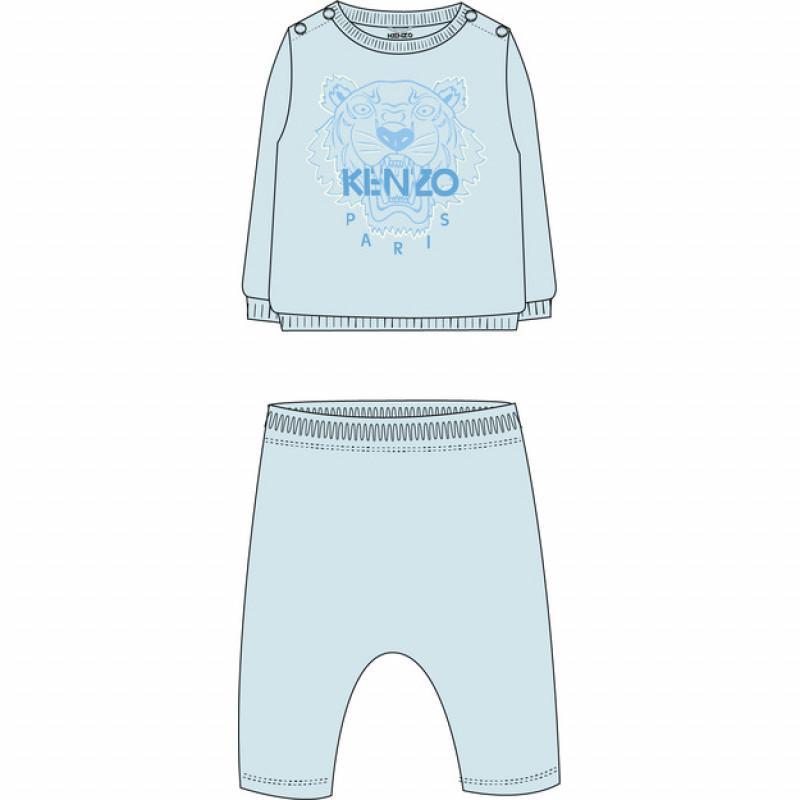 Baby blue kenzo tracksuit outlet