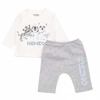 Set van T-shirt + pantalon KENZO KIDS Voor
