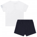 CONJUNTO T-SHIRT+SHORT KENZO KIDS para RAPAZ
