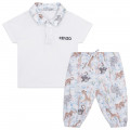 Polo shirt and trouser set KENZO KIDS for BOY