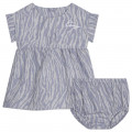 Ensemble robe et culotte KENZO KIDS pour FILLE