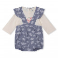Cotton t-shirt and shorts KENZO KIDS for GIRL