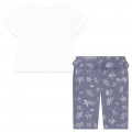 Ensemble t-shirt + pantalon KENZO KIDS pour FILLE