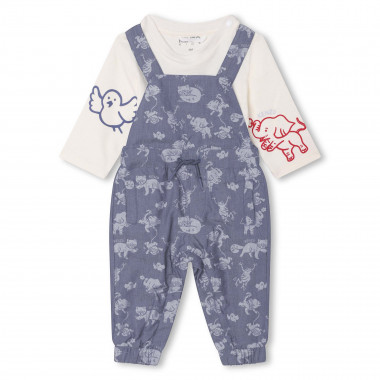 T-shirt and dungarees set KENZO KIDS for BOY