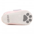 Chaussons en cuir à bande auto-agrippante KENZO KIDS pour UNISEXE