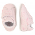 Chaussons en cuir à bande auto-agrippante KENZO KIDS pour UNISEXE