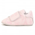 Leren pantoffels, klittenband KENZO KIDS Voor