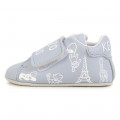 Chaussons en cuir à bande auto-agrippante KENZO KIDS pour UNISEXE