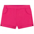 Organic cotton fleece bermuda shorts AIGLE for GIRL