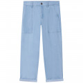 Jeans met verstelbare taille AIGLE Voor