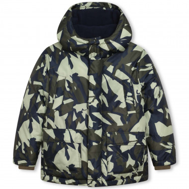 Printed parka with hood AIGLE for BOY