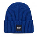Organic cotton and wool beanie AIGLE for UNISEX