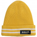 Striped knitted hat AIGLE for UNISEX