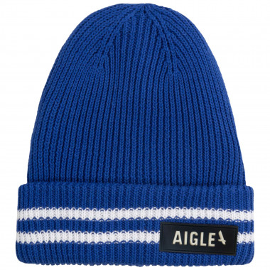 Striped knitted hat AIGLE for UNISEX