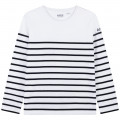 Striped cotton t-shirt AIGLE for UNISEX