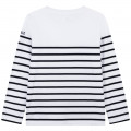 Striped cotton t-shirt AIGLE for UNISEX