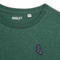 Long-sleeved cotton T-shirt AIGLE for UNISEX