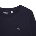 Long-sleeved cotton T-shirt AIGLE for UNISEX