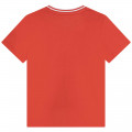 T-shirt imprimé avec col rayé AIGLE pour UNISEXE