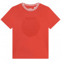 T-Shirt mit Streifen-Kragen AIGLE Für UNISEX
