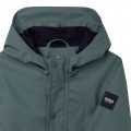 Hooded water-repellent raincoat AIGLE for UNISEX