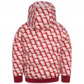 Printed hooded puffer jacket AIGLE for UNISEX