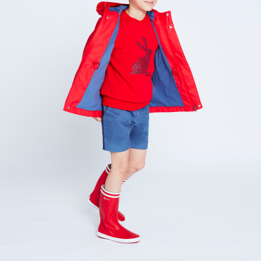 Raincoat with patch  for 