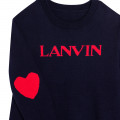 Robe tricot en coton et laine LANVIN pour FILLE