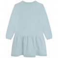 Cotton and wool tricot dress LANVIN for GIRL