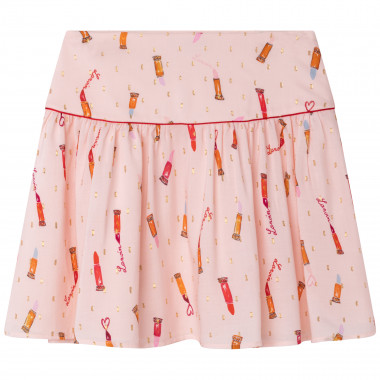 Printed zipped skirt LANVIN for GIRL